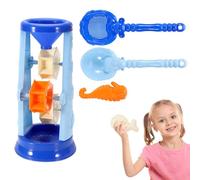de jeu à sable - Ensemble de de plage avec moules pour seau de pelle, kit d'activités d'été , collection d'outils en plastique résistant, colorés