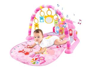 de jeu pour - de sol d'activité avec musique et lumière, d'apprentissage de la position du ventre pour, matériau doux et sûr | Développement sensoriel ludique avec an