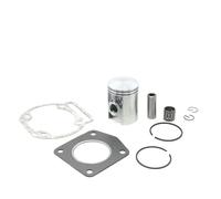 de joint de piston de piston de 39 mm 12 mm compatible avec des moteurs à 2 temps 50cc ajuste les modèles Husky Boy malaguiti lem AC Franco Morini S6E(Piston Gasket Kit)
