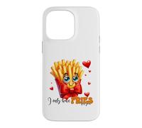 De Jolies Frites, Je n'ai Que des Frites pour Vous, Love Hearts Coque pour iPhone 14 Pro Max