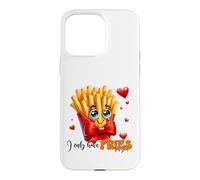 De Jolies Frites, Je n'ai Que des Frites pour Vous, Love Hearts Coque pour iPhone 15 Pro Max