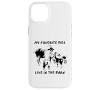 De jolis bébés de chèvre Mes enfants préférés vivent dans la grange Coque pour iPhone 14 Plus