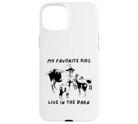 De jolis bébés de chèvre Mes enfants préférés vivent dans la grange Coque pour iPhone 15 Plus