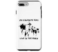 De jolis bébés de chèvre Mes enfants préférés vivent dans la grange Coque pour iPhone 7 Plus/8 Plus