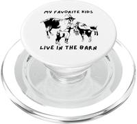 De jolis bébés de chèvre Mes enfants préférés vivent dans la grange PopSockets PopGrip pour MagSafe