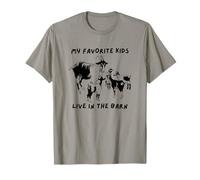 De jolis bébés de chèvre Mes enfants préférés vivent dans la grange T-Shirt