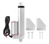 Cadeau de Juillet Actionneur linéaire de 100mm, actionneur linéaire électrique 750N 24V de ligne droite à haute résistance de la course, Actuateur Linéaire Électrique 24V Droite et Haut