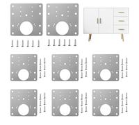 de kit de réparation de charnières d'armoire, kit de réparation de charnières de porte, kit de réparation d'armoires, de réparation de charnières de 8 pièces, outil de réparation
