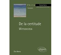 De la certitude: Wittgenstein