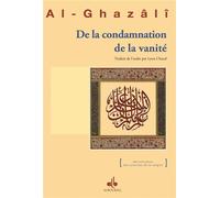 De la condamnation de la vanité
