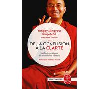 De la confusion à la clarté Guide des pratiques du bouddhisme - Yongey Mingyour Rinpotché - Lgf - Poche - Essai