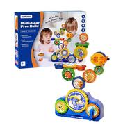De la construction aux engrenages, set éducatif | Jouets pour enfants et filles pour s'amuser dans la maison, l'intérieur, la chambre, le salon, le jardin