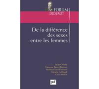 De la différence des sexes entre les femmes - Pierre Fédida - Puf - Poche - Essai