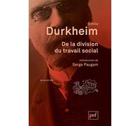 De la division du travail social: Introduction de Serge Paugam