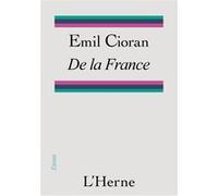 De la France Emil Cioran (Auteur)