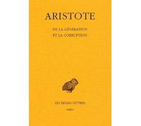 De la génération et la corruption