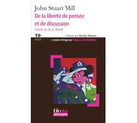 De la liberté de pensée et de discussion