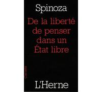 De La Liberté De Penser Dans Un Etat Libre