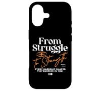 De la Lutte à la Force - Typographie Urbaine et Streetwear Coque pour iPhone 17