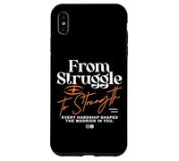 De la Lutte à la Force - Typographie Urbaine et Streetwear Coque pour iPhone XS Max