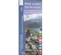 De la margeride au lac de villefort en cevennes mont lozere-pays des s. - Mont Lozère, Pays des Sources, Echelle 1 : 30 000 - Collectif - Comite Depart.tourisme Du Gard - Atlas / carte