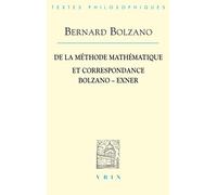 De la méthode mathématique et Correspondance