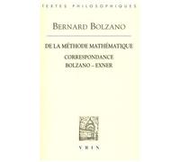 De La Méthode Mathématique Et Correspondance Bolzano-Exner