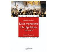 De la monarchie à la république 1815-1879