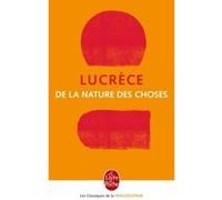 De la nature des choses Lucrèce (Auteur)