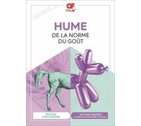 De la norme du goût - David Hume - Flammarion - Poche - Manuel