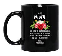 De La Part De Mon Fils, Je T'Aime Et Mug Unique Tasse À Thé Drôle Tasse À Café Cadeau Mignon Pour Pâques Collègue Noël 330 Ml