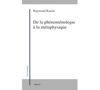 De la phénoménologie à la métaphysique.: Difficultés de l'intersubjectivité et ressources de l'intropathie chez Husserl