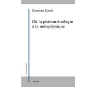 De La Phénoménologie À La Métaphysique - Difficultés De L'intersubjectivité Et Ressources De L'intropathie Chez Husserl