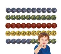 De La Planète Colorée - Décoration en Verre Fait À La Main, Petites Perles Mélangées | Pierres De Jouets pour Créatifs, Décoration De Poisson-Poisson Accents Outils Pédagogiques pour L