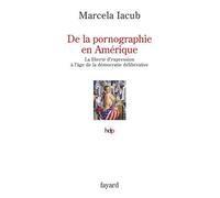 De la pornographie en amerique La liberté d'expression à l'âge de la démocratie délibérative - Marcela Iacub - Fayard - broché - Essai
