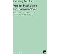De la psychologie à la phénoménologie
