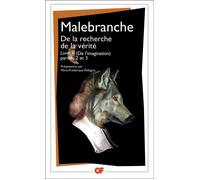 De la recherche de la vérité Livre II (De l'imagination), partie 2 et 3 - Nicolas de Malebranche - Flammarion - broché - Essai