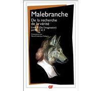 De la recherche de la vérité Nicolas de Malebranche (Auteur), Marie Frédérique Pellegrin (Edité par)