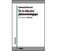 De la reduction phenomenologique - Edmund Husserl - Millon Jerome Eds - broché - Essai