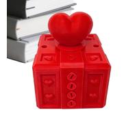 de la Saint-Valentin | Design Cœur Drôle Novelty à Collectionner avec Vis,Coffret Puzzle en Forme de Cœur - pour Famille Amis Couple Adolescents Anniversaires Maison Voiture
