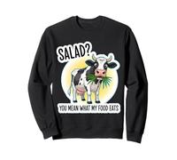 De la Salade ? Vous Voulez dire « Ce Que ma Nourriture Mange », Blague Amusante sur Le régime des Carnivores Sweatshirt