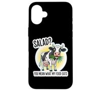 De la Salade ? Vous Voulez dire « Ce Que ma Nourriture Mange », Blague Amusante sur Le régime des Carnivores Coque pour iPhone 16 Plus