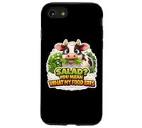 De la Salade ? Vous Voulez dire ce Que ma Nourriture Mange, drôle de Carnivore, diète, Vache Coque pour iPhone SE (2020) / 7/8
