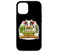 De la Salade ? Vous Voulez dire ce Que ma Nourriture Mange, drôle de Carnivore, diète, Vache Coque pour iPhone 12/12 Pro