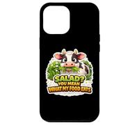 De la Salade ? Vous Voulez dire ce Que ma Nourriture Mange, drôle de Carnivore, diète, Vache Coque pour iPhone 12 Pro Max