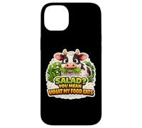 De la Salade ? Vous Voulez dire ce Que ma Nourriture Mange, drôle de Carnivore, diète, Vache Coque pour iPhone 14 Plus