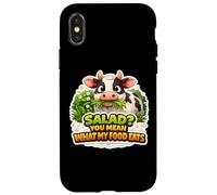 De la Salade ? Vous Voulez dire ce Que ma Nourriture Mange, drôle de Carnivore, diète, Vache Coque pour iPhone X/XS
