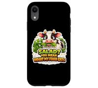 De la Salade ? Vous Voulez dire ce Que ma Nourriture Mange, drôle de Carnivore, diète, Vache Coque pour iPhone XR