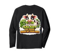 De la Salade ? Vous Voulez dire ce Que ma Nourriture Mange, drôle de Carnivore, diète, Vache Manche Longue