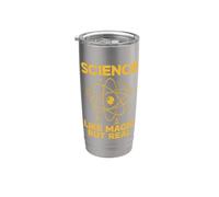 De la science comme par magie, mais de la vraie physique, de la chimie et des sciences Gobelet isotherme en acier inoxydable double paroi